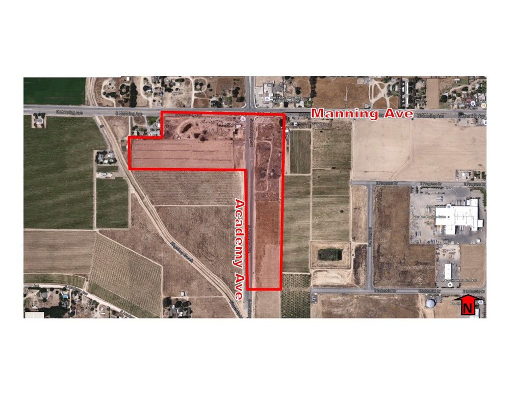 Shovel Ready Retail Land: All or Partial Pads w/ Utilities : 9000-9398 S Academy Ave, Parlier, CA 93648
